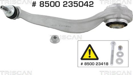 Kawe 8500 235042 - Bras de liaison, suspension de roue cwaw.fr