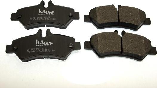 Kawe 810096 - Kit de plaquettes de frein, frein à disque cwaw.fr