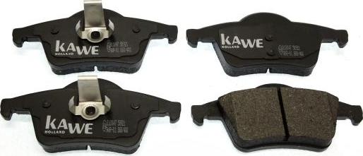 Kawe 810047 - Kit de plaquettes de frein, frein à disque cwaw.fr