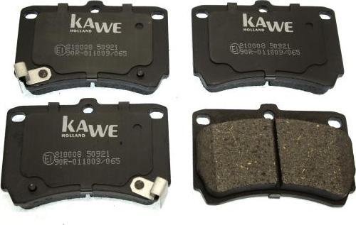 Kawe 810008 - Kit de plaquettes de frein, frein à disque cwaw.fr