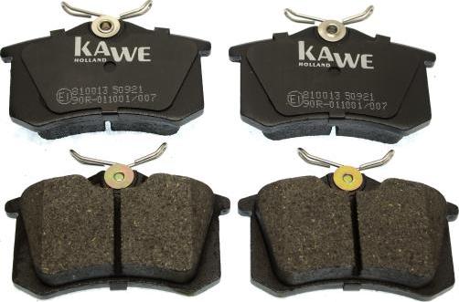 Kawe 810013 - Kit de plaquettes de frein, frein à disque cwaw.fr