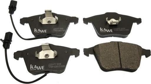 Kawe 810 075 - Kit de plaquettes de frein, frein à disque cwaw.fr