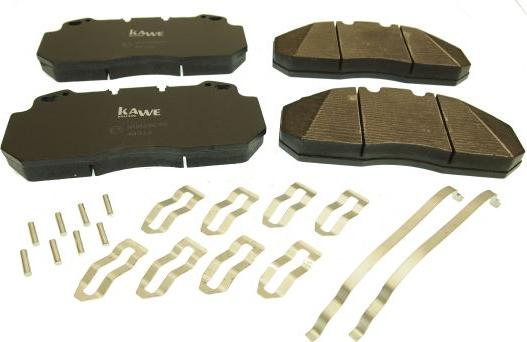 Kawe 88086 - Kit de plaquettes de frein, frein à disque cwaw.fr