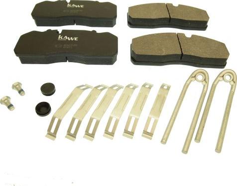 Kawe 88109 - Kit de plaquettes de frein, frein à disque cwaw.fr