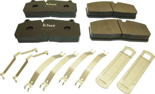 Kawe 88103 - Kit de plaquettes de frein, frein à disque cwaw.fr