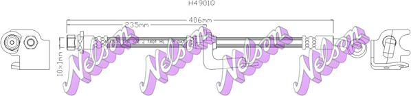 Kawe H4901Q - Flexible de frein cwaw.fr