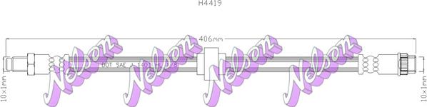 Kawe H4419 - Flexible de frein cwaw.fr