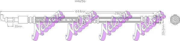 Kawe H4656 - Flexible de frein cwaw.fr