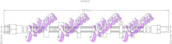 Kawe H4019 - Flexible de frein cwaw.fr