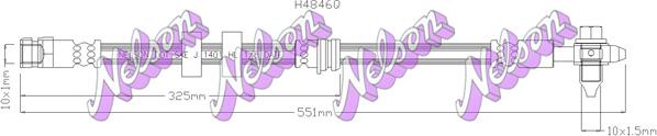 Kawe H4846Q - Flexible de frein cwaw.fr