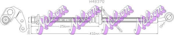 Kawe H4837Q - Flexible de frein cwaw.fr