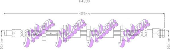 Kawe H4239 - Flexible de frein cwaw.fr