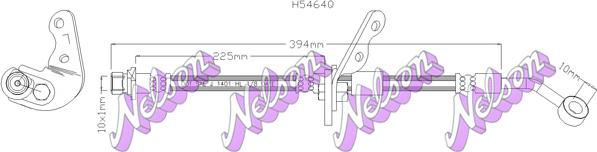 Kawe H5464Q - Flexible de frein cwaw.fr