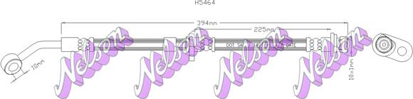 Kawe H5464 - Flexible de frein cwaw.fr