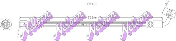 Kawe H5412 - Flexible de frein cwaw.fr