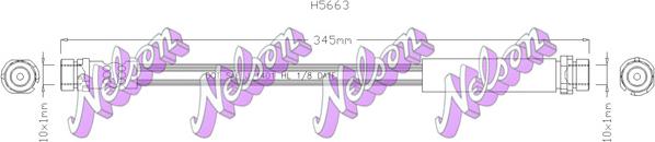 Kawe H5663 - Flexible de frein cwaw.fr