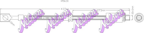 Kawe H5631 - Flexible de frein cwaw.fr