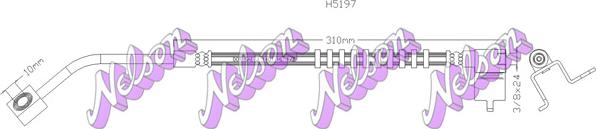 Kawe H5197 - Flexible de frein cwaw.fr