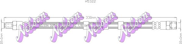 Kawe H5322 - Flexible de frein cwaw.fr