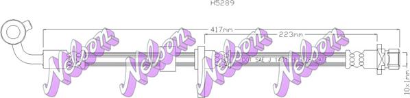 Kawe H5289 - Flexible de frein cwaw.fr