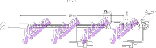 Kawe H5780 - Flexible de frein cwaw.fr