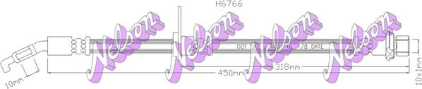 Kawe H6766 - Flexible de frein cwaw.fr