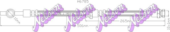 Kawe H6785 - Flexible de frein cwaw.fr