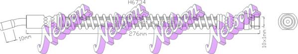 Kawe H6734 - Flexible de frein cwaw.fr