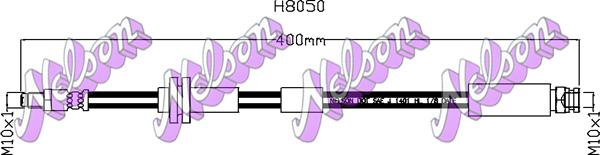 Kawe H8050 - Flexible de frein cwaw.fr