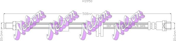 Kawe H3950 - Flexible de frein cwaw.fr