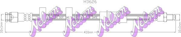 Kawe H3629 - Flexible de frein cwaw.fr