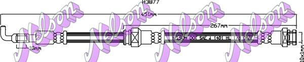 Kawe H3877 - Flexible de frein cwaw.fr