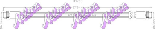 Kawe H3758 - Flexible de frein cwaw.fr