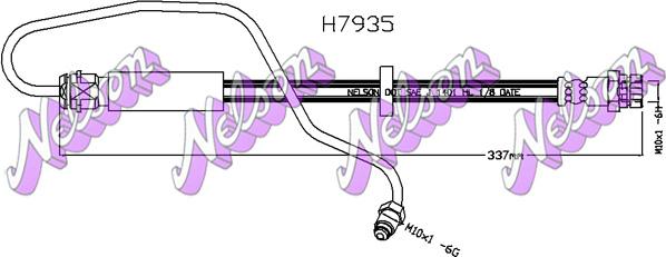 Kawe H7935 - Flexible de frein cwaw.fr