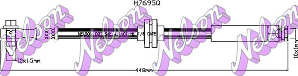 Kawe H7695Q - Flexible de frein cwaw.fr