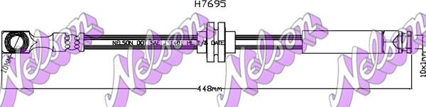 Kawe H7695 - Flexible de frein cwaw.fr