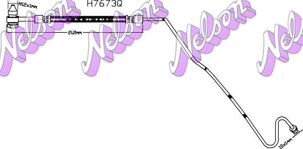 Kawe H7673Q - Flexible de frein cwaw.fr