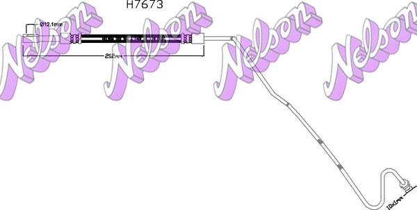 Kawe H7673 - Flexible de frein cwaw.fr