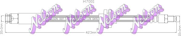 Kawe H7001 - Flexible de frein cwaw.fr