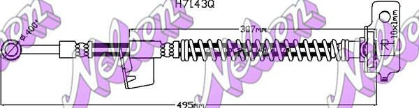 Kawe H7143Q - Flexible de frein cwaw.fr