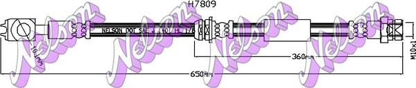 Kawe H7809 - Flexible de frein cwaw.fr