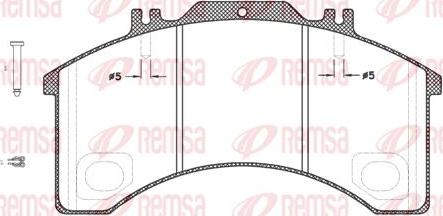 Kawe JCA497.30 - Kit de plaquettes de frein, frein à disque cwaw.fr