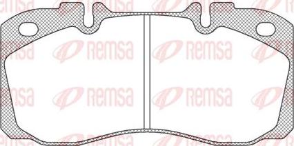 Kawe JCA640.00 - Kit de plaquettes de frein, frein à disque cwaw.fr