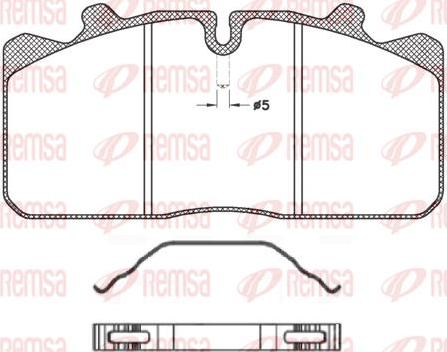 Kawe JCA658.00 - Kit de plaquettes de frein, frein à disque cwaw.fr