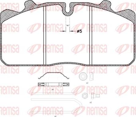 Kawe JCA658.30 - Kit de plaquettes de frein, frein à disque cwaw.fr