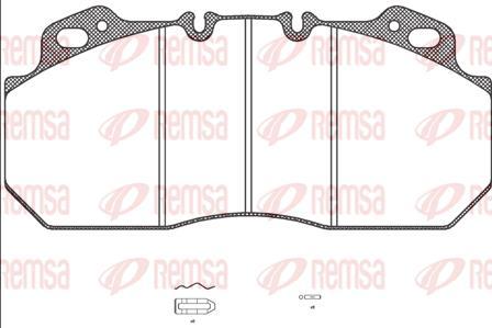 Kawe JCA622.00 - Kit de plaquettes de frein, frein à disque cwaw.fr