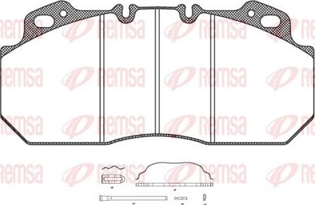 Kawe JCA622.30 - Kit de plaquettes de frein, frein à disque cwaw.fr