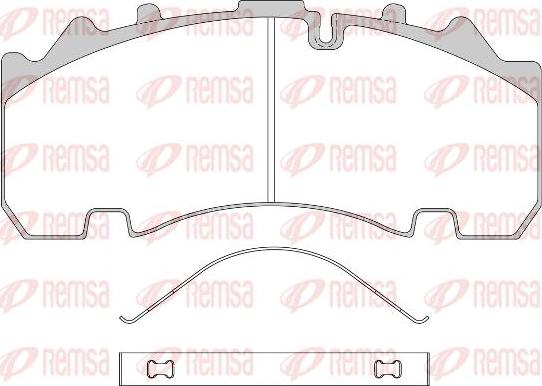 Kawe JCA1554.00 - Kit de plaquettes de frein, frein à disque cwaw.fr