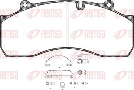 Kawe JCA1073.80 - Kit de plaquettes de frein, frein à disque cwaw.fr