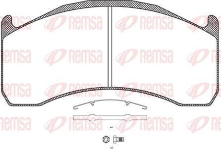 Kawe JCA1072.00 - Kit de plaquettes de frein, frein à disque cwaw.fr